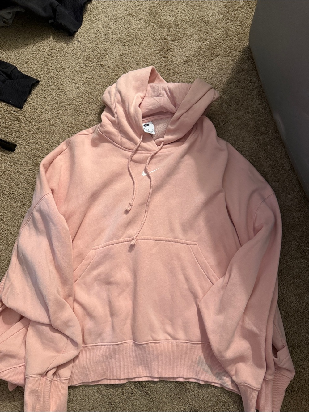 Light Pink Nike Pullover Hoodie